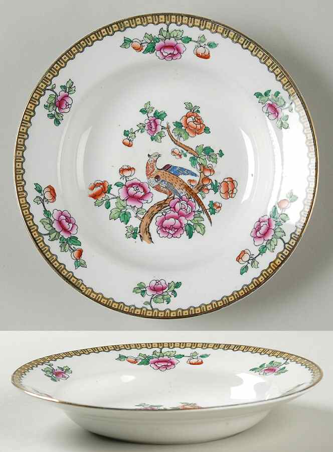 Pheasant (Smooth) Rim Cereal Bowl by F Winkle-1