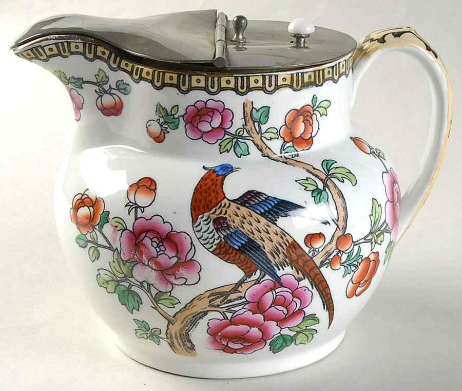 Pheasant (Smooth) 40 Oz Metal Pitcher & Lid by F Winkle-1