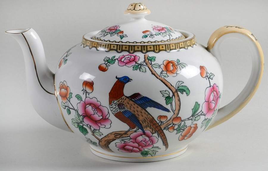 Pheasant (Smooth) Teapot & Lid by F Winkle-1