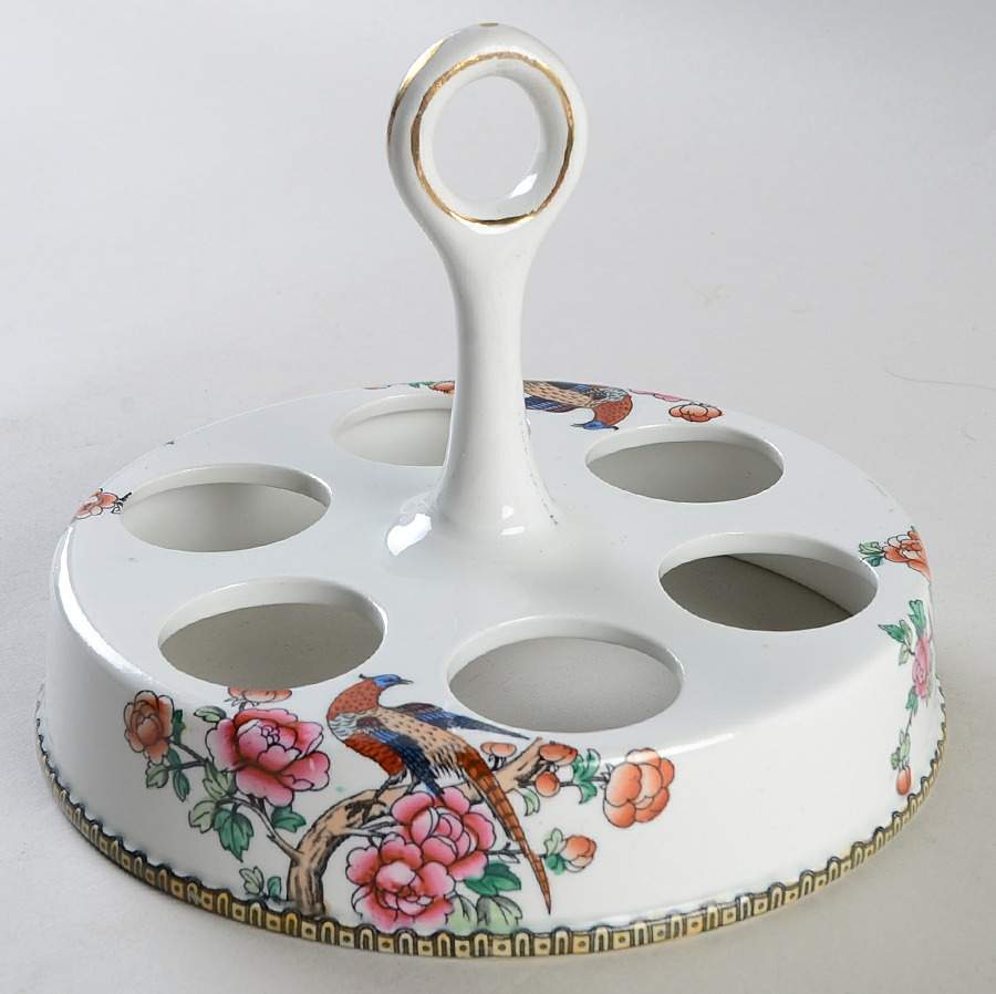 Pheasant (Smooth) (6 Space) Egg Cup Holder Tray by F Winkle-1