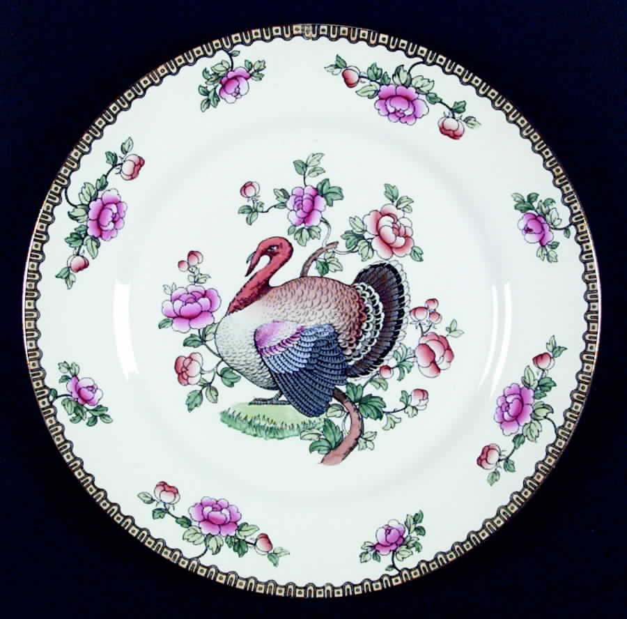 Turkey Dinner Plate by F Winkle-1