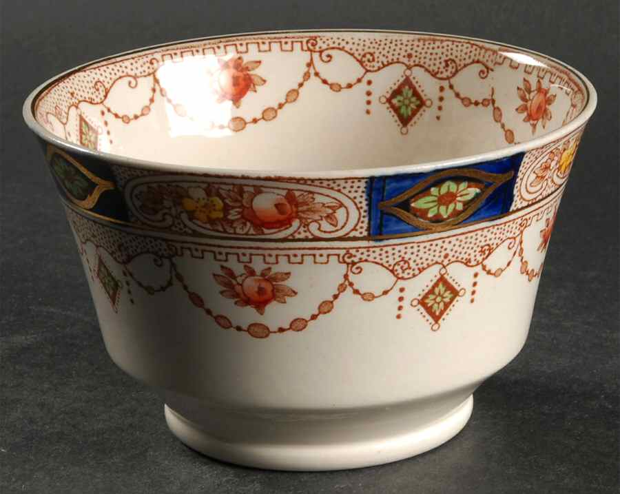 Hampton Cranberry Bowl by Arthur J Wilkinson-1