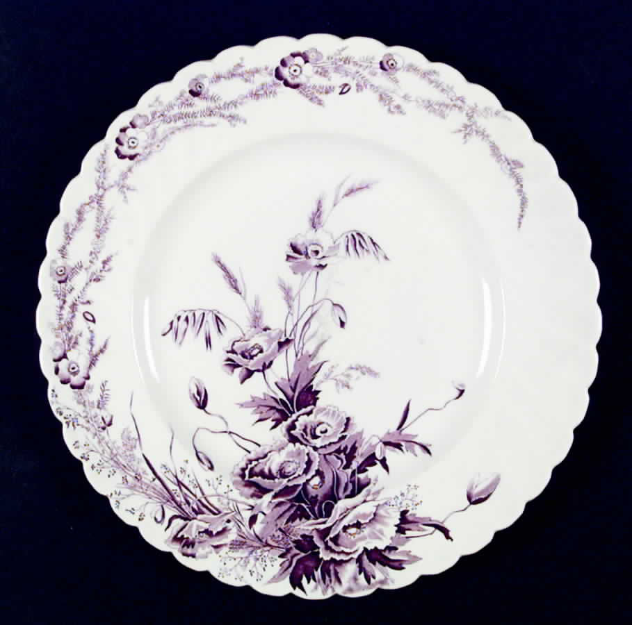 Harvest Lavender Dinner Plate by Arthur J Wilkinson-1