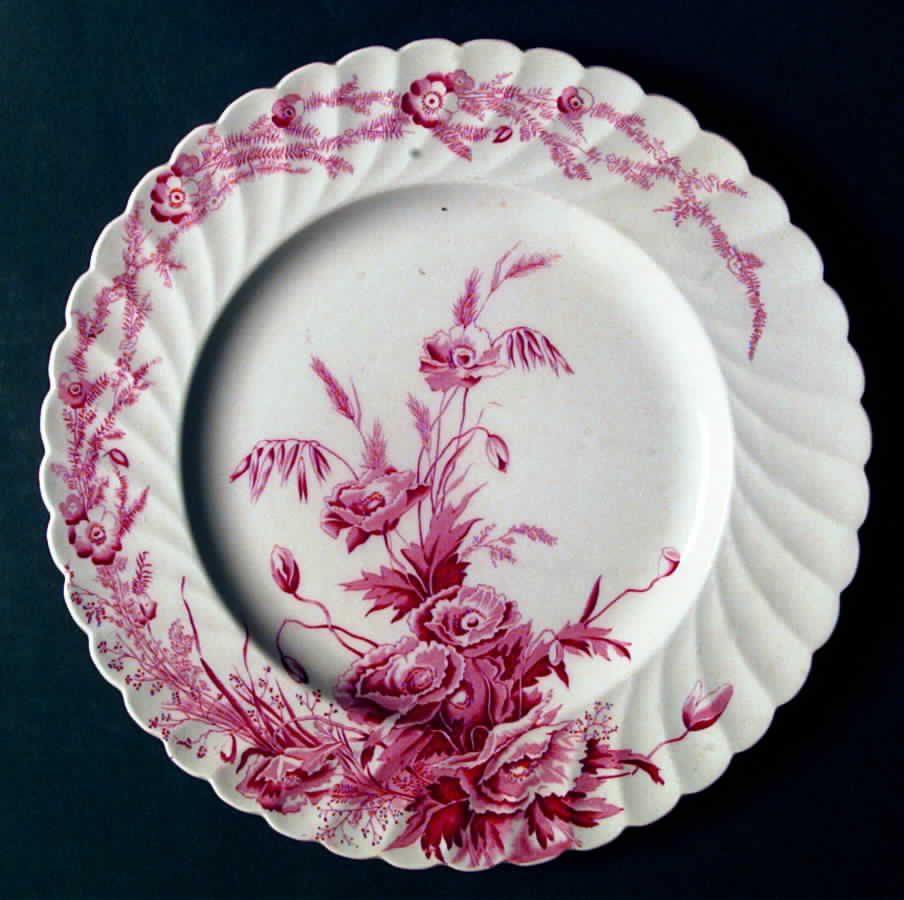 Harvest Red Dinner Plate by Arthur J Wilkinson-1