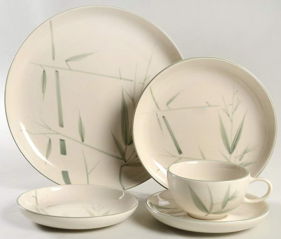 Bamboo (Round) 5 Piece Place Setting by Winfield-1