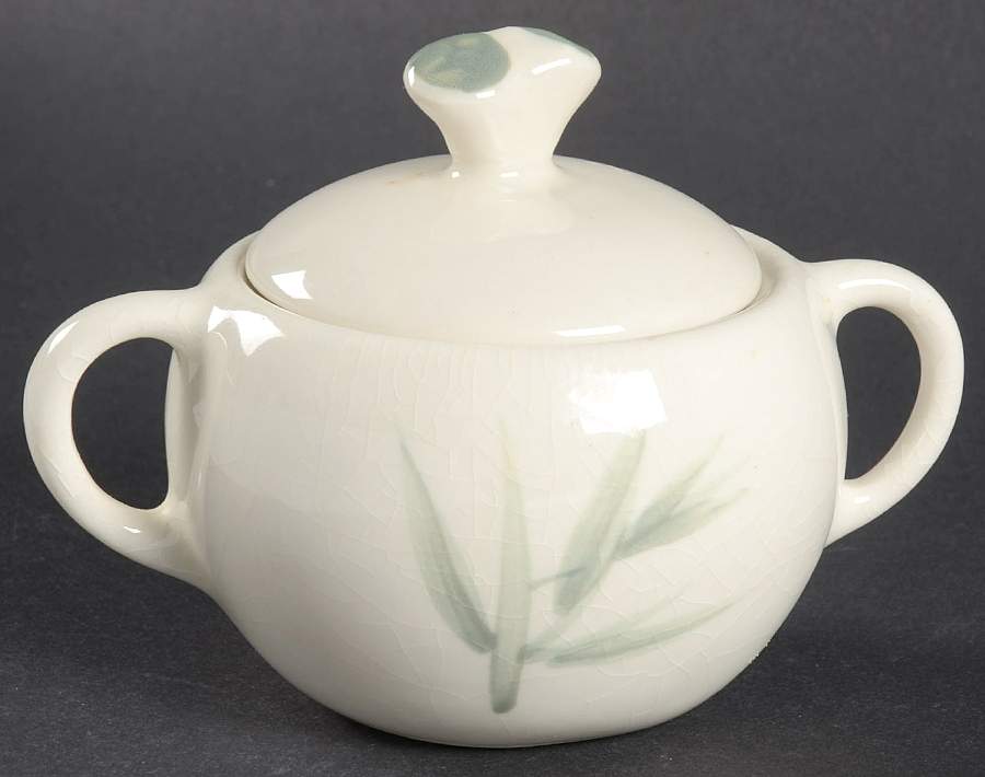 Bamboo (Round) Sugar Bowl & Lid by Winfield-1