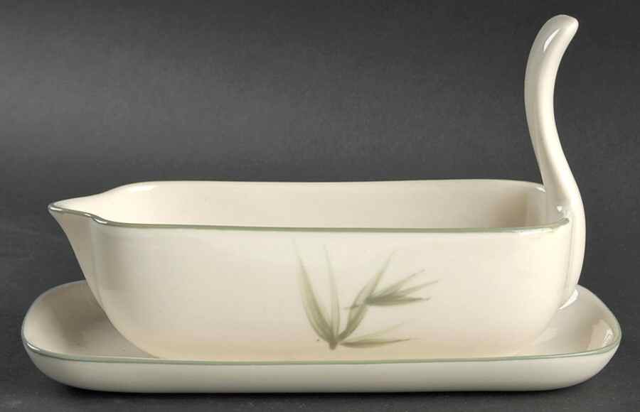 Bamboo (Round) Gravy Boat & Underplate/Relish by Winfield-1