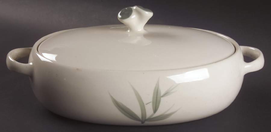 Bamboo (Round) 3 Quart Oval Covered Casserole by Winfield-1