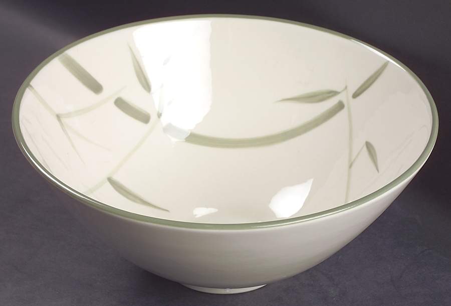 Bamboo (Round) 10" Large Salad Serving Bowl by Winfield-1