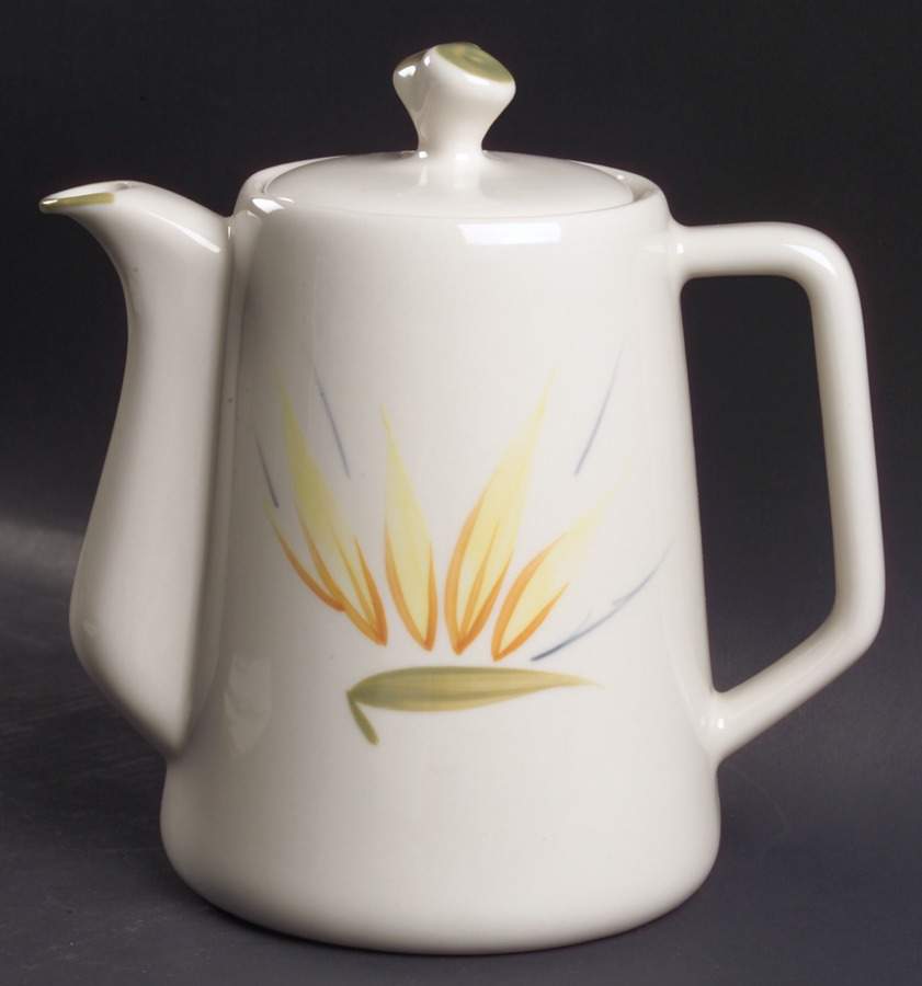 Bird of Paradise Coffee Pot & Lid by Winfield-1