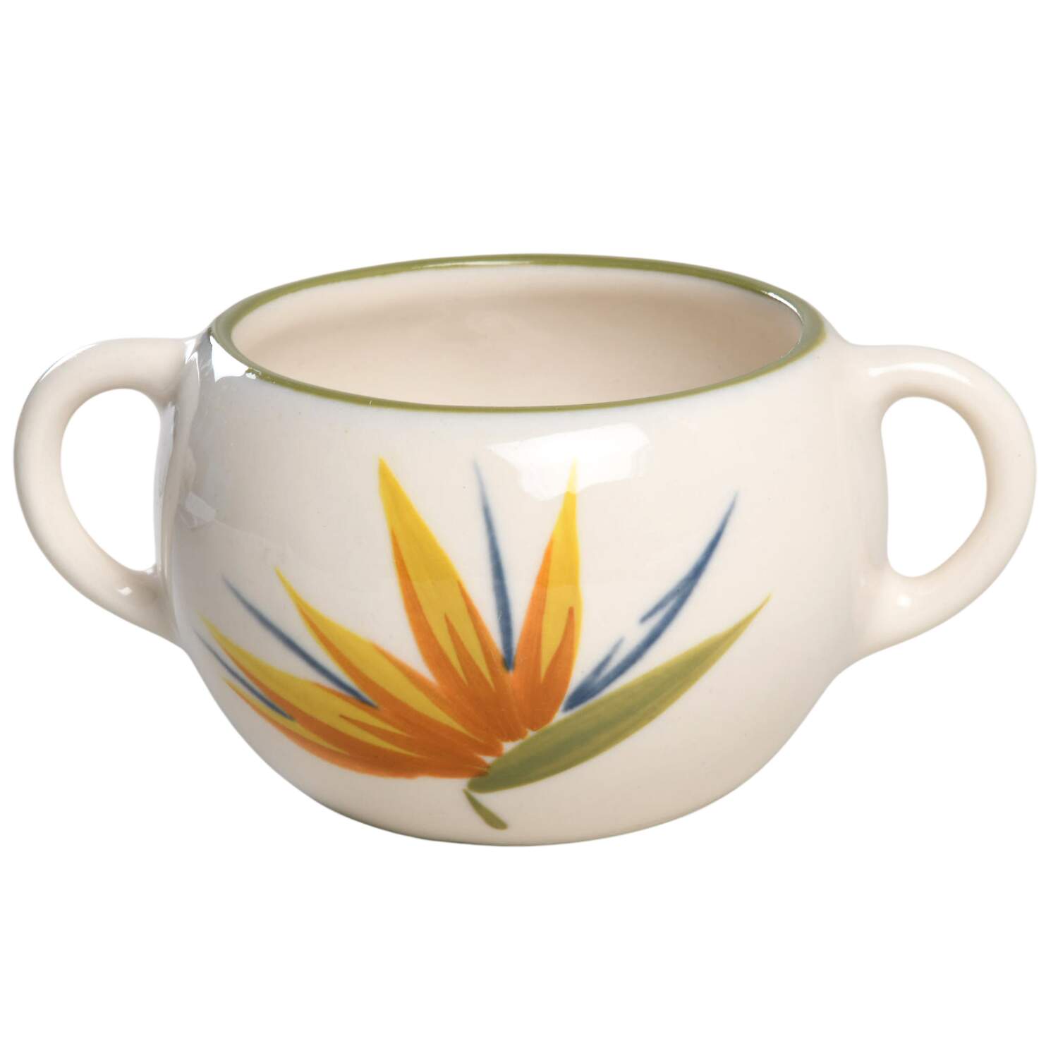 Bird of Paradise Sugar Bowl No Lid by Winfield-1