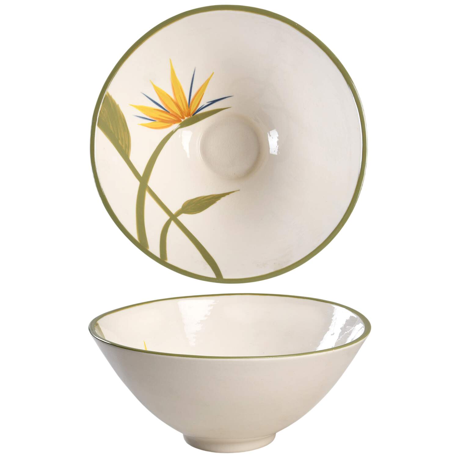 Bird of Paradise 9" Round Vegetable Bowl by Winfield-1