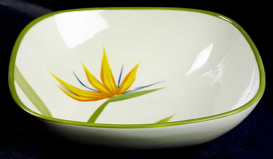 Bird of Paradise 9" Square Vegetable Bowl by Winfield-1