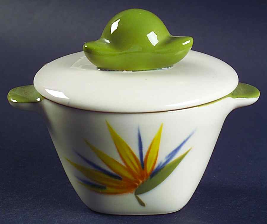 Bird of Paradise Covered Soup Bowl by Winfield-1