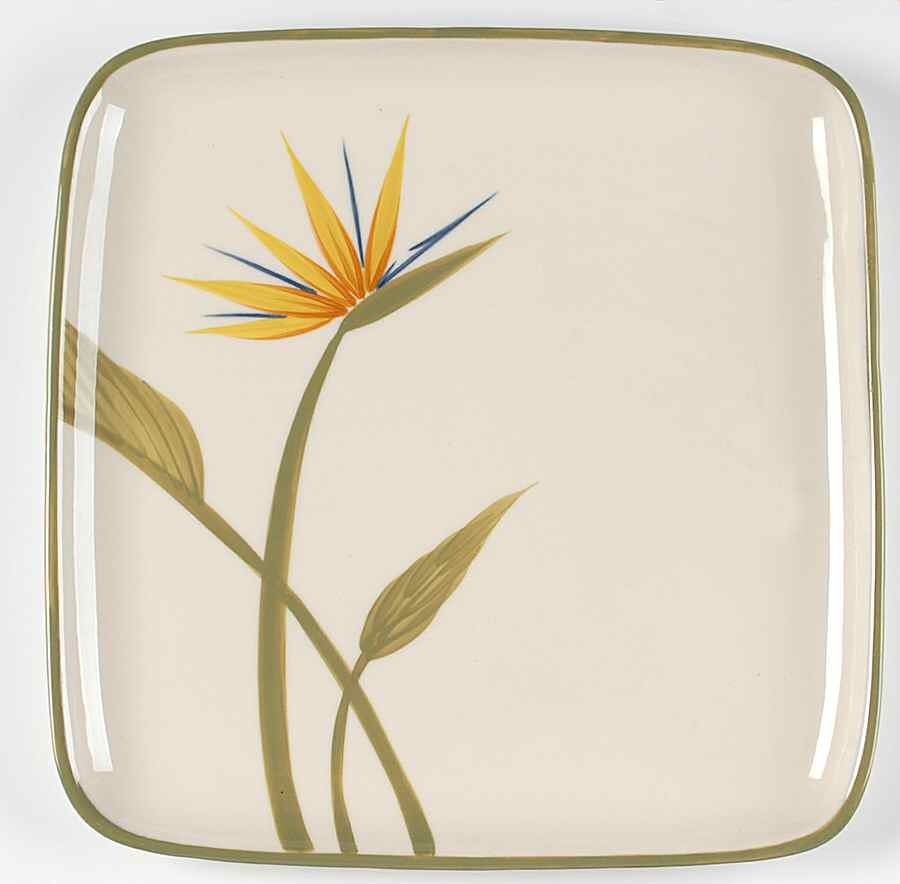 Bird of Paradise 14" Square Chop Plate by Winfield-1