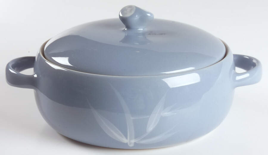 Blue Pacific 2 Qt Round Covered Casserole by Winfield-1
