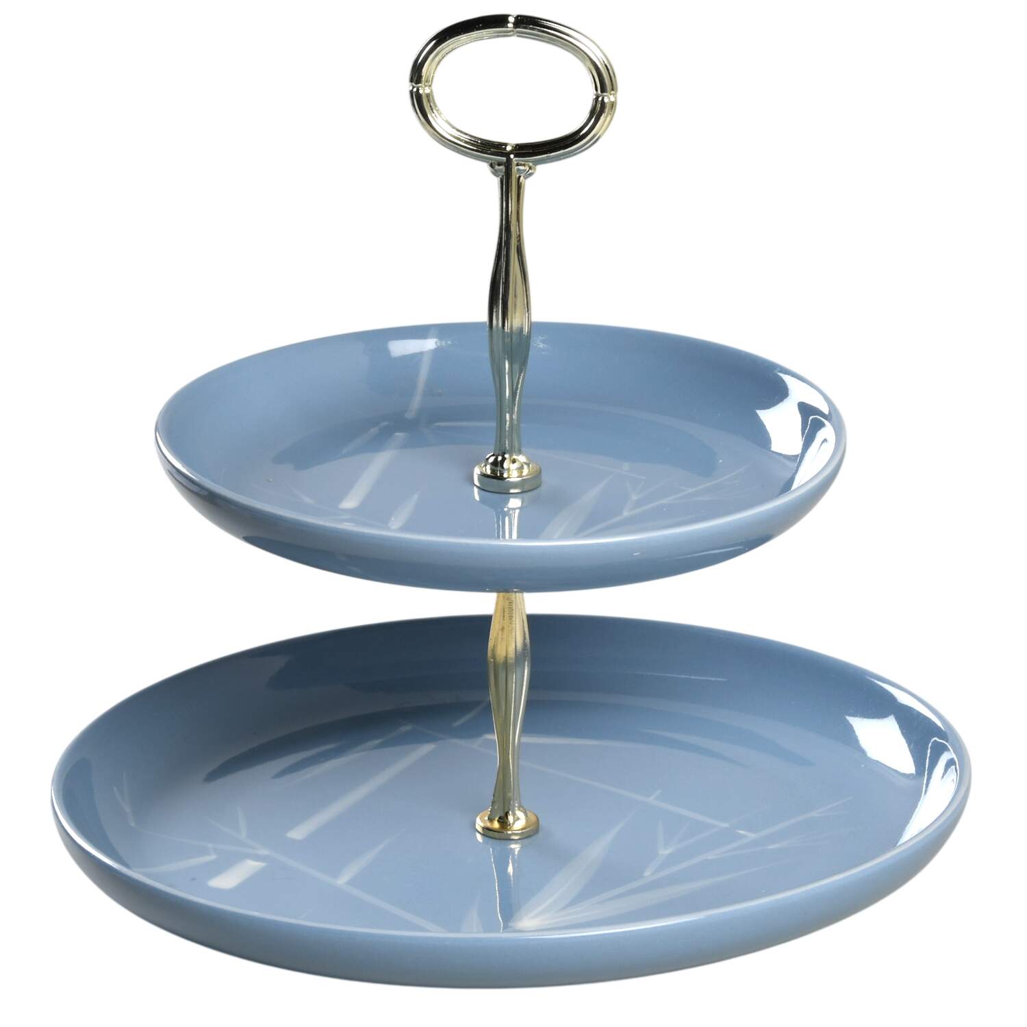 Blue Pacific 6 5/8"-10"  2 Tiered Serving Tray (Dp, Sp) HC by Winfield-1