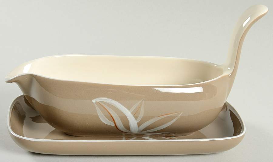 Desert Dawn Gravy Boat & Underplate/Relish by Winfield-1