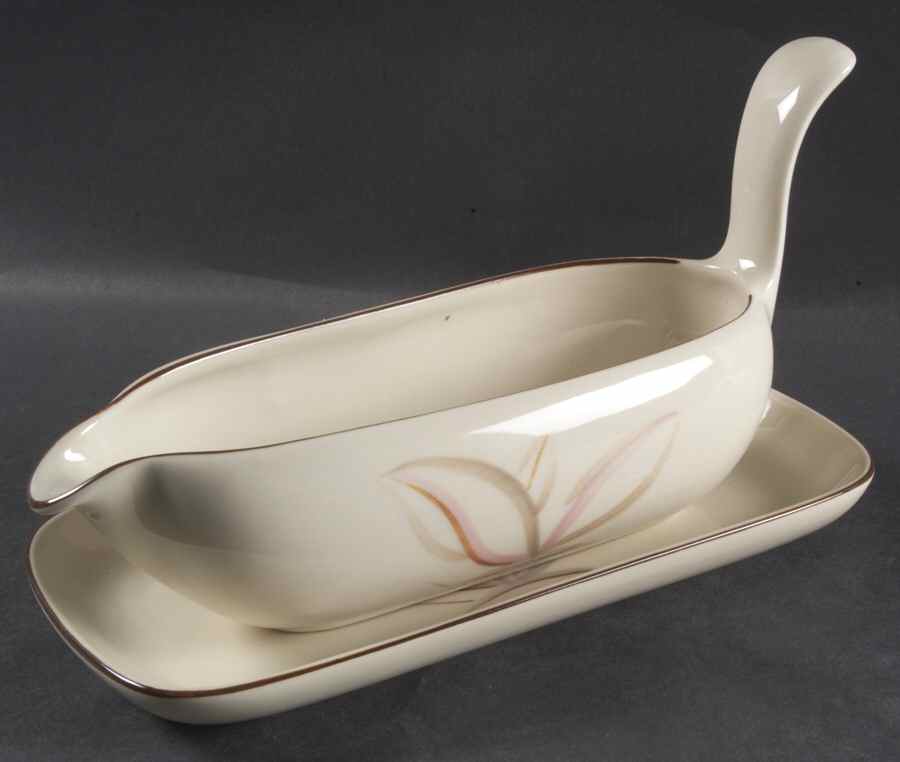 Dragon Flower Gravy Boat & Underplate/Relish by Winfield-1
