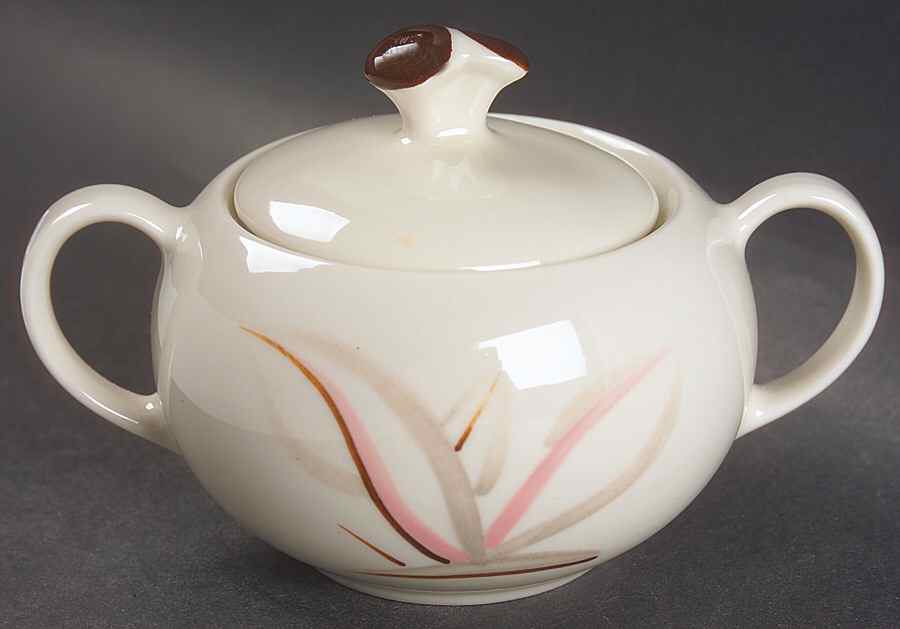 Dragon Flower Sugar Bowl & Lid by Winfield-1