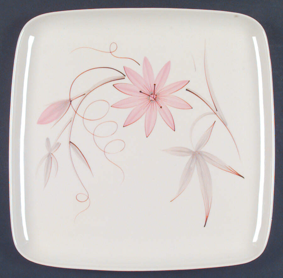Passion Flower 14" Square Chop Plate by Winfield-1