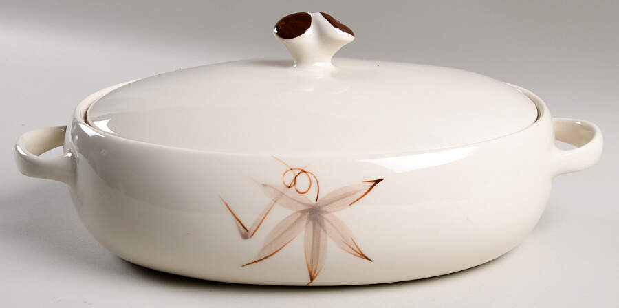 Passion Flower 3 Quart Oval Covered Casserole by Winfield-1
