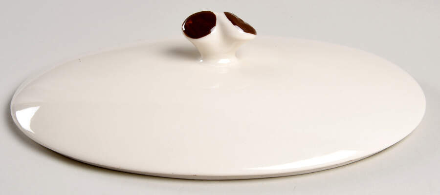 Passion Flower Lid for 3 Qt Oval Covered Casserole by Winfield-1