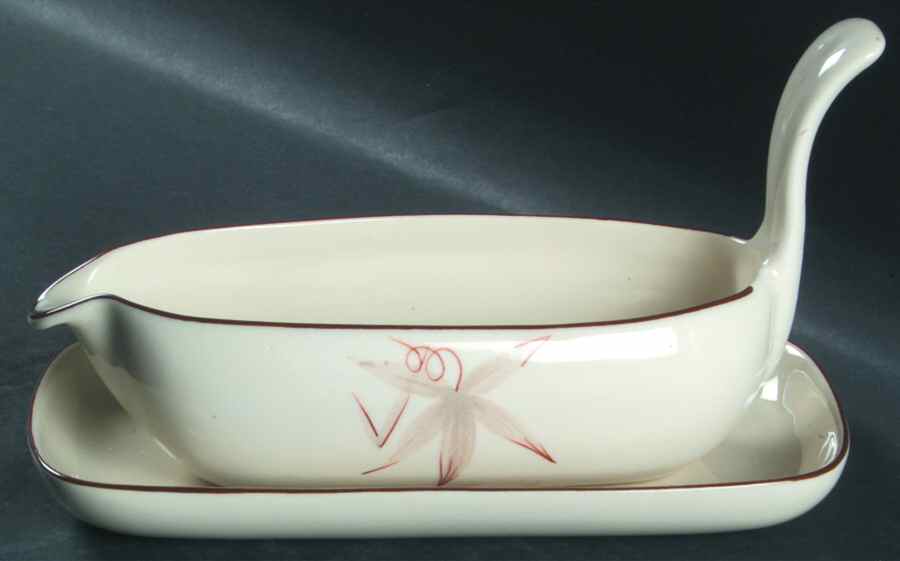 Passion Flower Gravy Boat & Underplate (Relish/Butter) by Winfield-1
