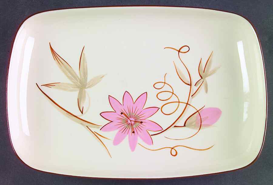 Passion Flower 11" Rectangular Serving Platter by Winfield-1