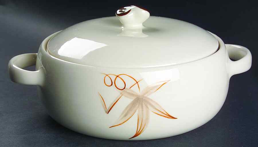 Passion Flower 2 Qt Round Covered Casserole by Winfield-1