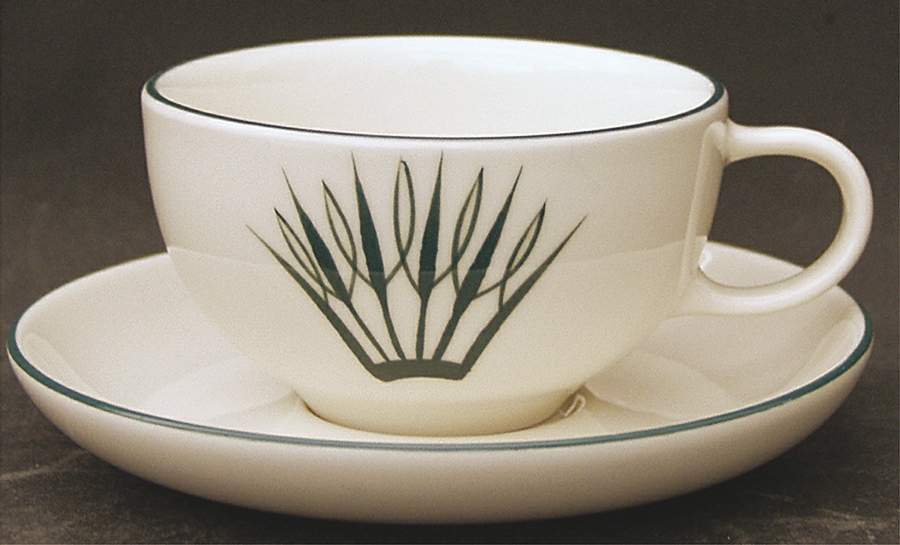 Royal Coronation Flat Cup & Saucer Set by Winfield-1