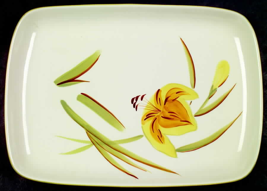 Tiger Iris 11" Rectangular Serving Platter by Winfield-1