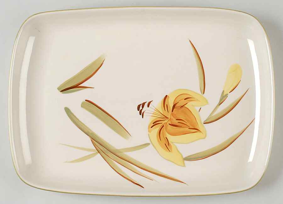 Tiger Iris 14" Rectangular Serving Platter by Winfield-1