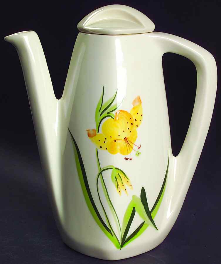 Tiger Lily Coffee Pot & Lid by Winfield-1
