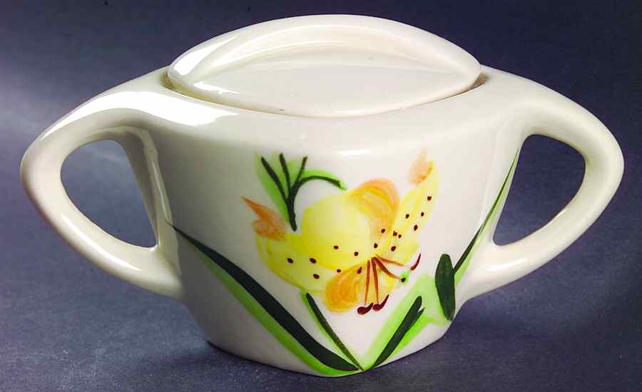 Tiger Lily Sugar Bowl & Lid by Winfield-1