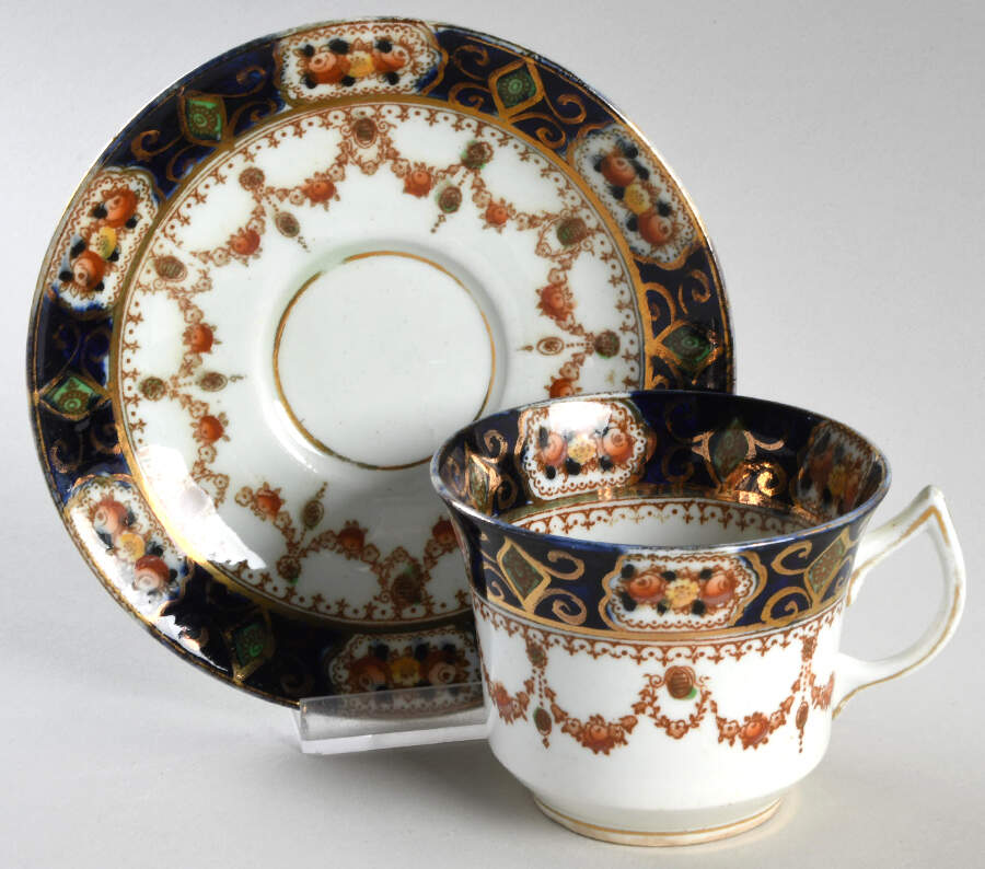 Mona Flat Cup & Saucer Set by Wild Bros-1