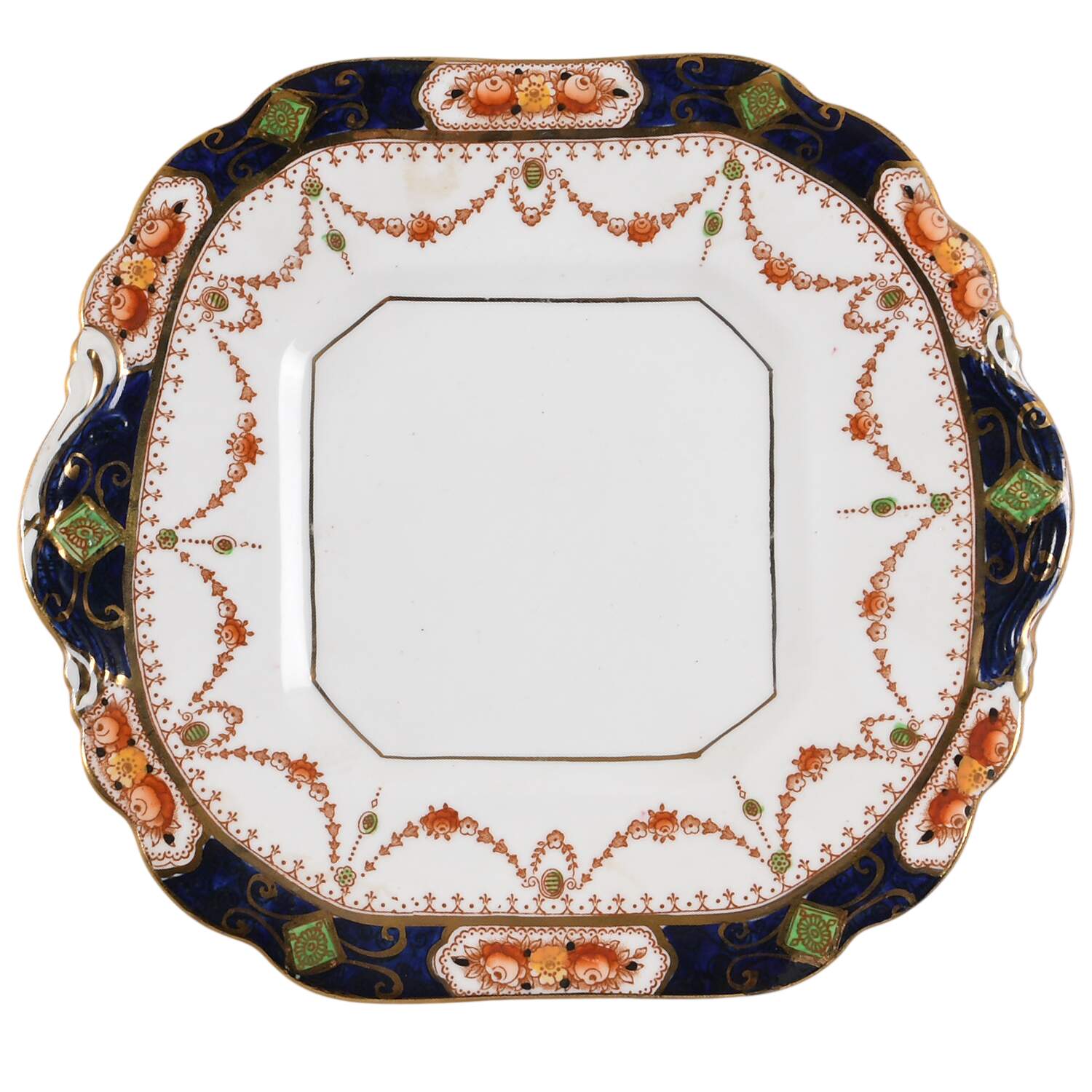 Mona Square Handled Cake Plate by Wild Bros-1