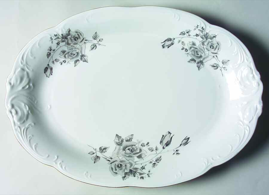 4071 14" Oval Serving Platter by Wawel-1