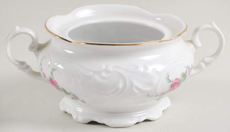 Bavarian Rose Mini Sugar Bowl No Lid by Walbrzych-1