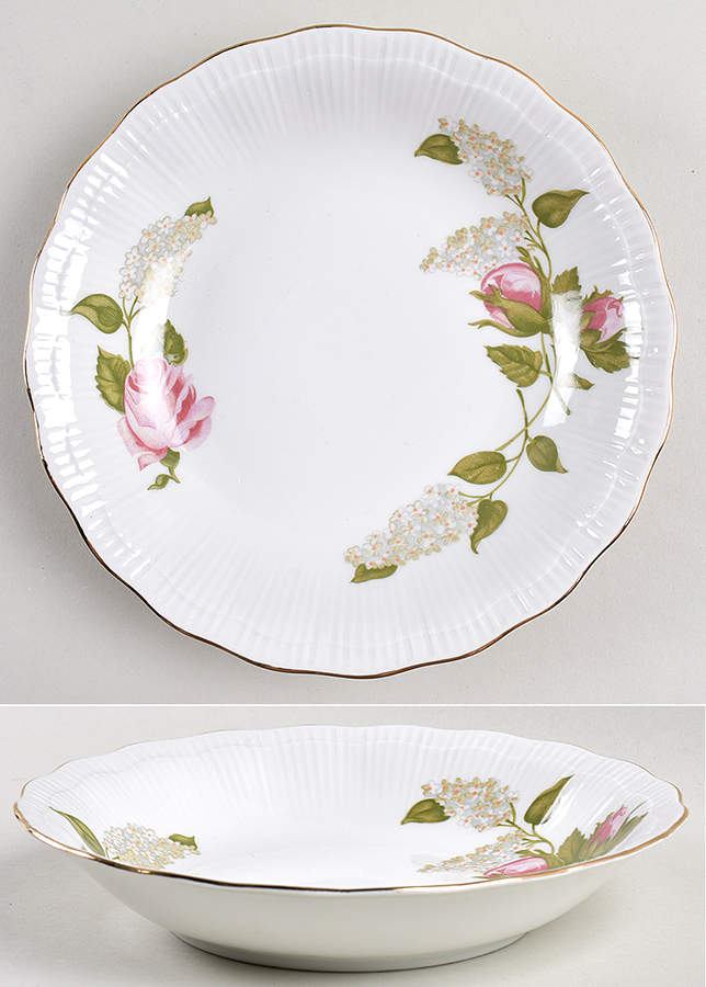 Briar Rose Coupe Soup Bowl by Walbrzych-1