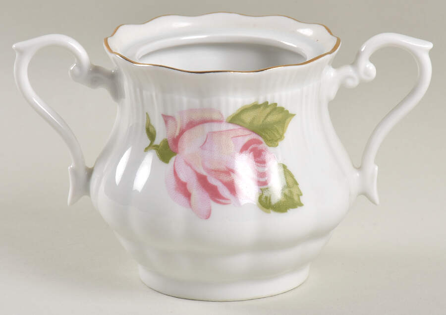 Briar Rose Mini Sugar Bowl No Lid by Walbrzych-1