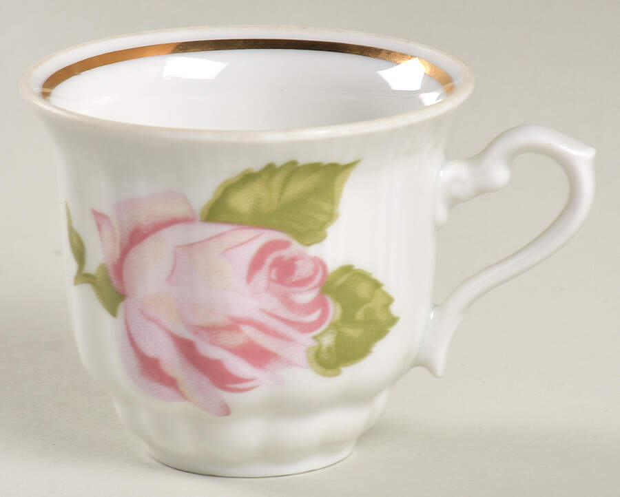 Briar Rose Flat Demitasse Cup by Walbrzych-1