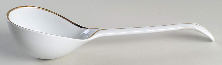 Empire (Gold Trim) Tureen Ladle by Walbrzych-1