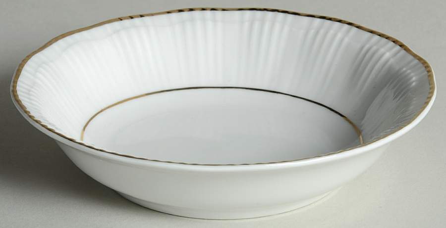 Empire (Gold Trim) Fruit/Dessert (Sauce) Bowl by Walbrzych-1