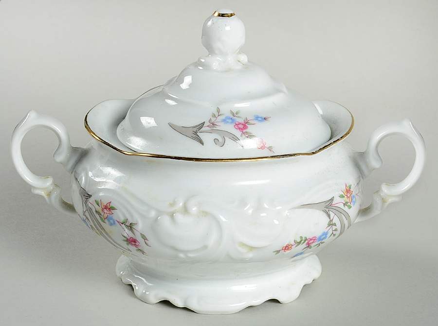 Flair Sugar Bowl & Lid by Walbrzych-1