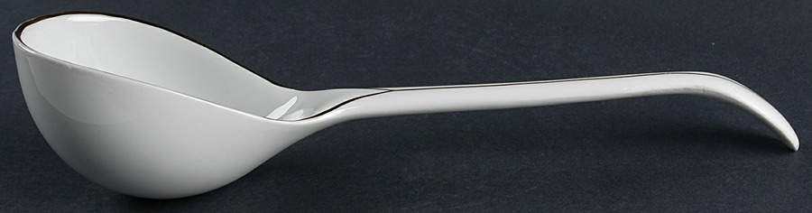 Holiday Ribbon (Swirled) Tureen Ladle by Walbrzych-1