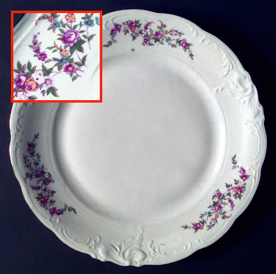 Minuet Dinner Plate by Walbrzych-1