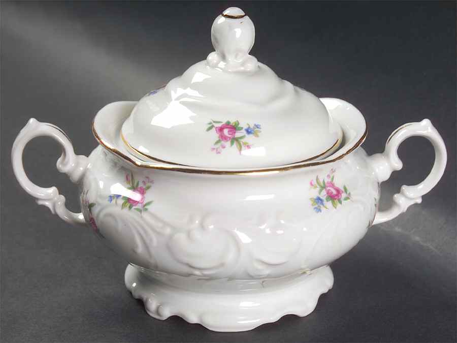 Minuet Sugar Bowl & Lid by Walbrzych-1