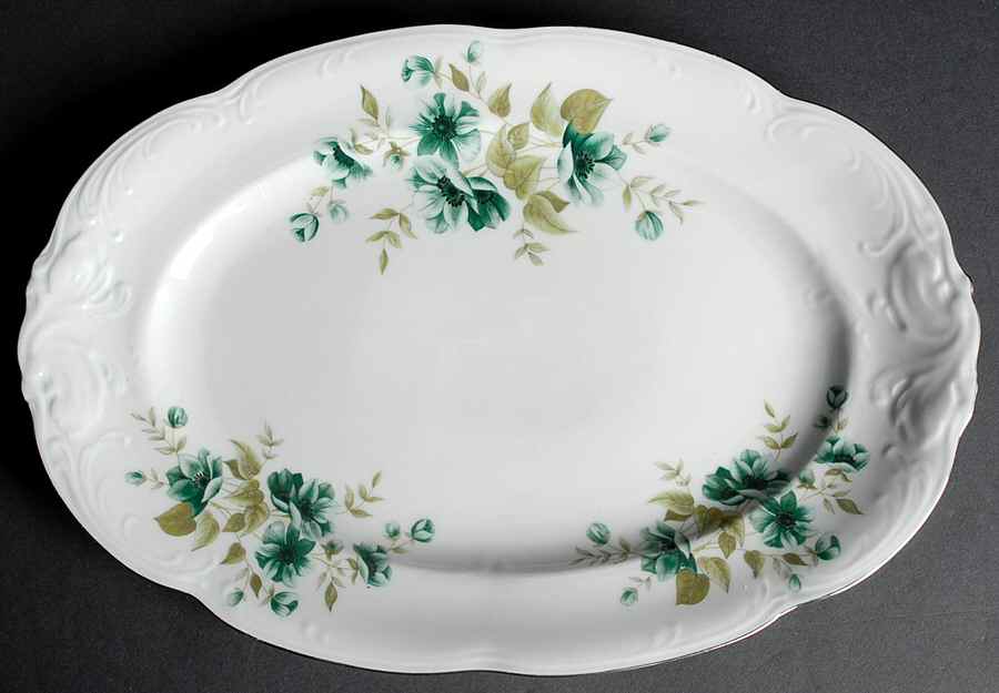 Morning 12" Oval Serving Platter by Walbrzych-1
