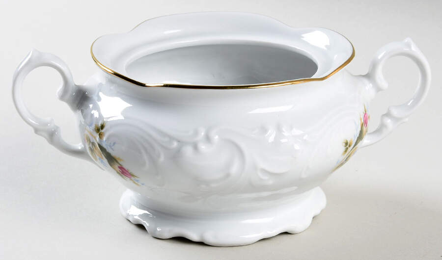 Moss Rose Lid for Sugar Bowl by Walbrzych-1